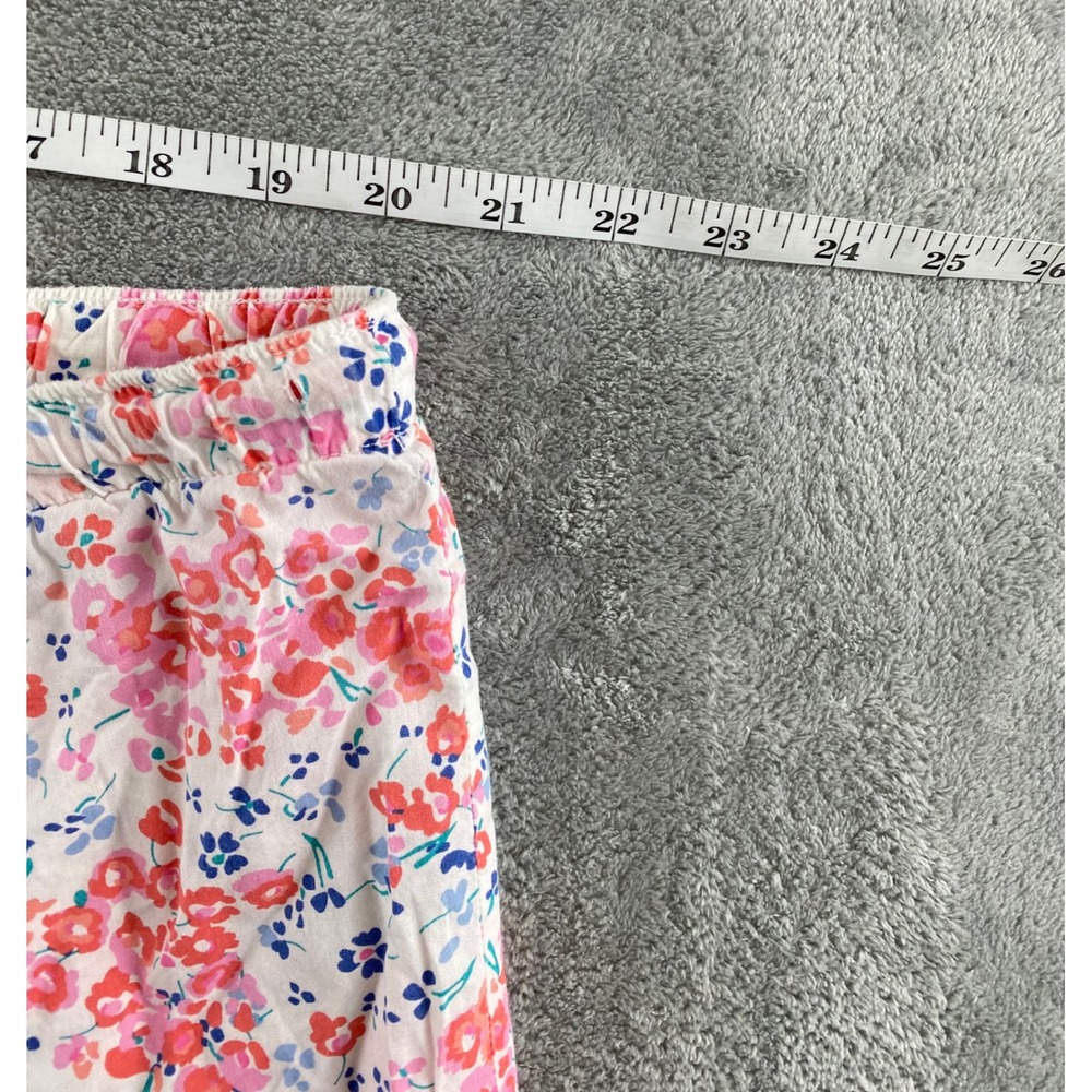 Old Navy Intimates Womens XL Floral Pajama Pants Pink Red White Wide Leg Lounge - Picture 5 of 16